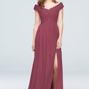 Davids Bridal Chianti Color Bridesmaid